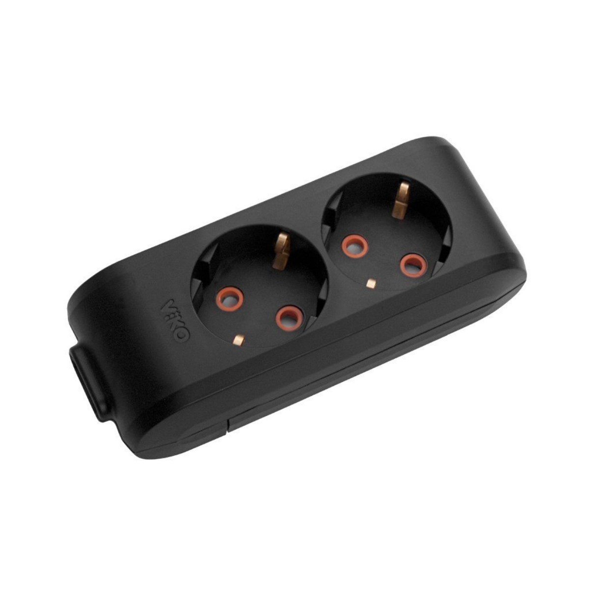 Multi-Let Siyah İkili Grup Priz Topraklı Klemensli Ç. K.