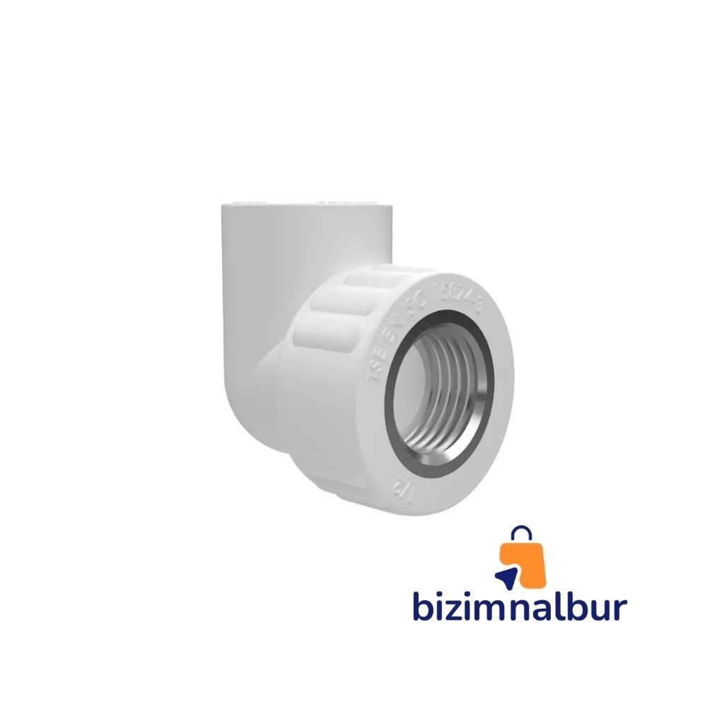 İç Dişli 90° Dirsek Tesisat Bağlantısı