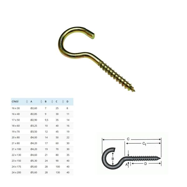 22 x 130 Piton Kanca Vida Açık
