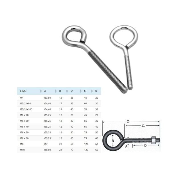M4 Metrik Piton Kanca Kapalı