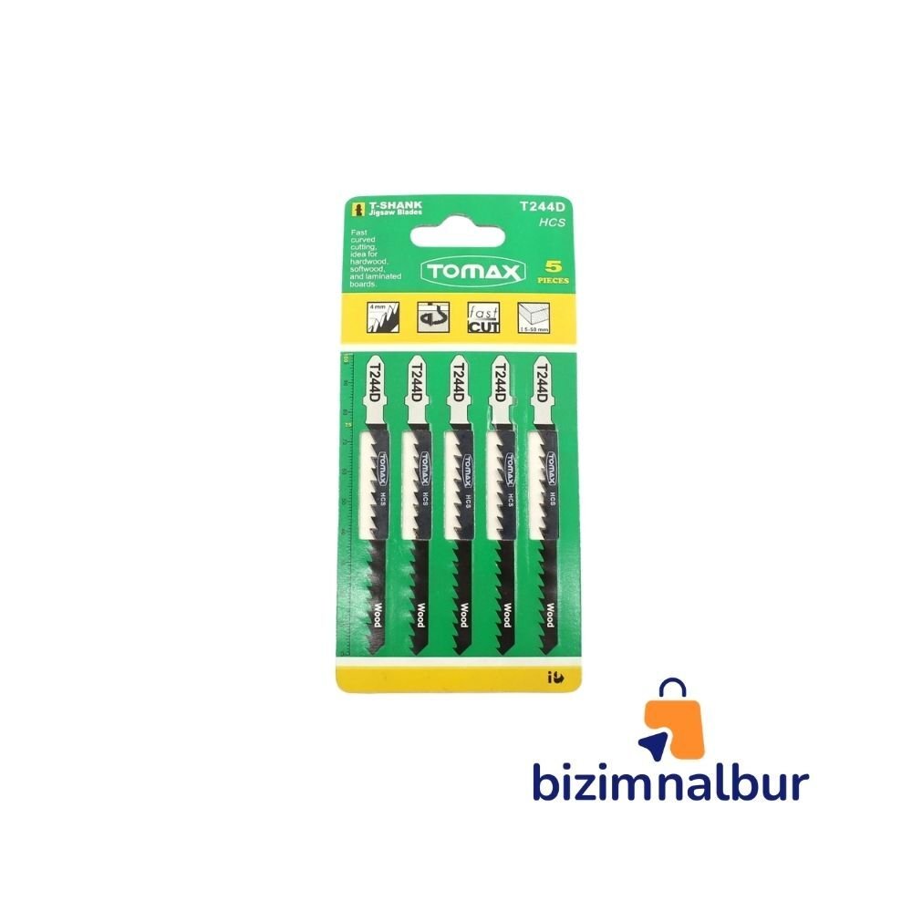 Ahşap Dekupaj Ağzı Kavisli ( T244D ) - 5'Li Paket