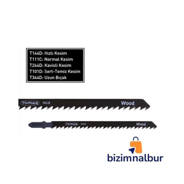 Ahşap Dekupaj Ağzı Sert Kesim ( T101D ) - 5'Li Paket