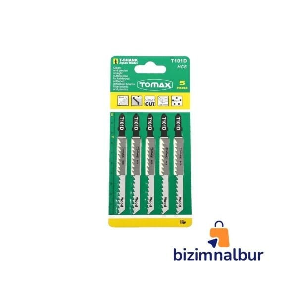 Ahşap Dekupaj Ağzı Sert Kesim ( T101D ) - 5'Li Paket