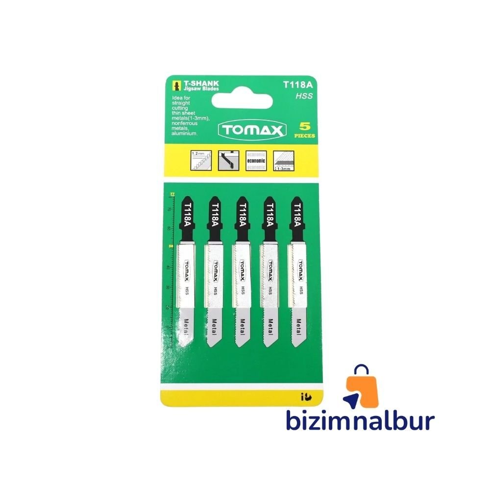 Metal Dekupaj Ağzı Normal Kesim ( T118A )- 5'Li Paket