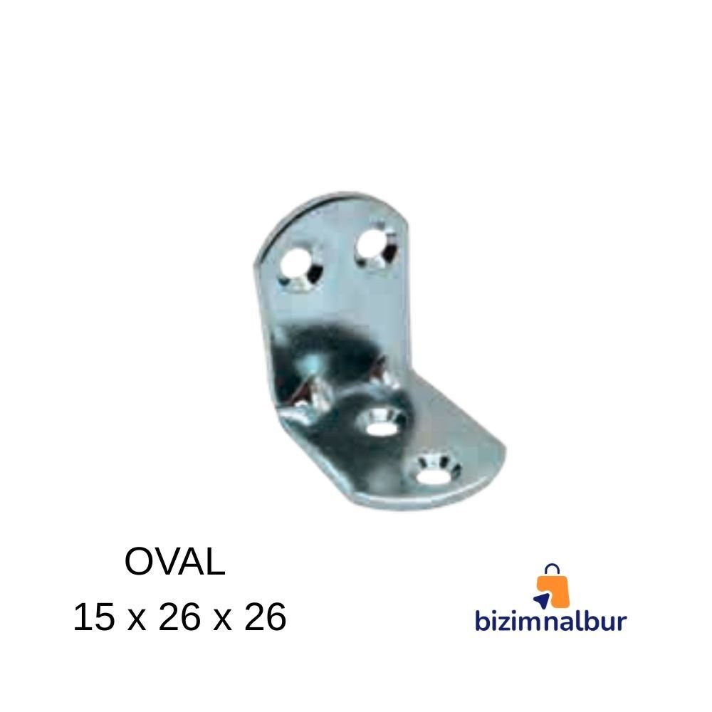 15x26x26 Oval -1.5mm Masa L Gönye
