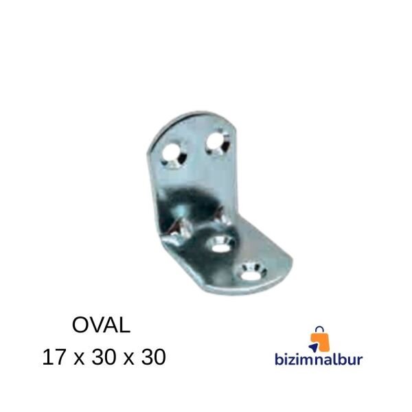 17x30x3Oval -2mm Masa L Gönye