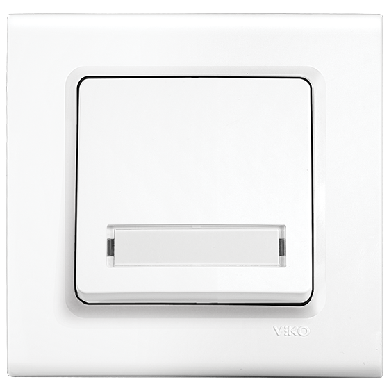 Linnera  Işıklı Etiketli Zil Anahtarı ( Çerçeve Dahil )