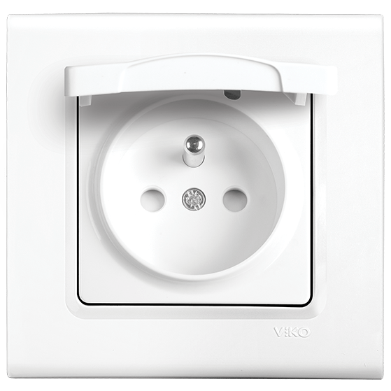 Linnera Kapaklı UPS Topraklı Priz Ç. K. ( Çerçeve Dahil )