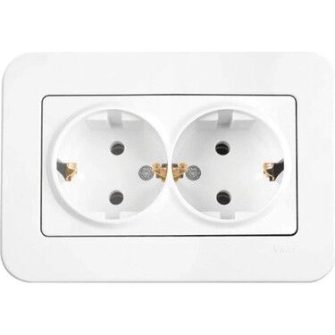 Linnera İkili Topraklı Priz  ( Çerçeve Dahil )