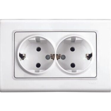 Linnera İkili Topraklı Priz Ç. K. ( Çerçeve Dahil )