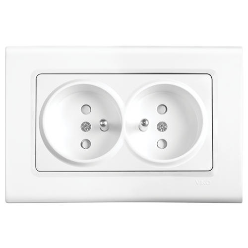 Linnera İkili UPS Topraklı Priz Ç. K. ( Çerçeve Dahil )