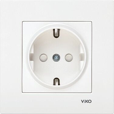 Karre Topraklı Priz Ç.K. ( Çerçeve Dahil )