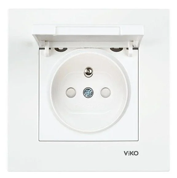 Karre Kapaklı UPS Priz Ç. K. ( Çerçeve Dahil )