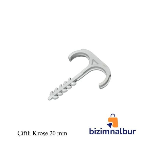 Çiftli Kroşe 20 mm