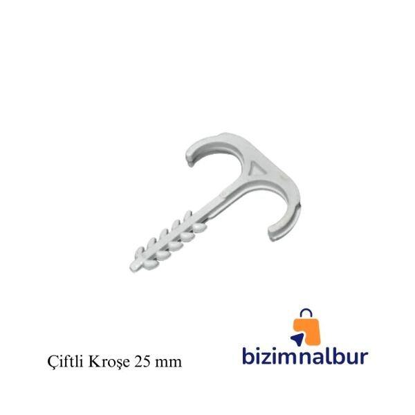 Çiftli Kroşe 25 mm