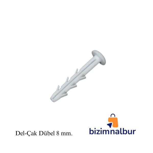 Del-Çak Dübel 8 mm.