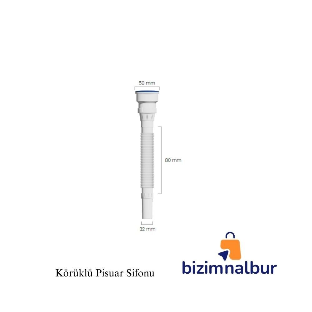 Körüklü Pisuar Sifonu