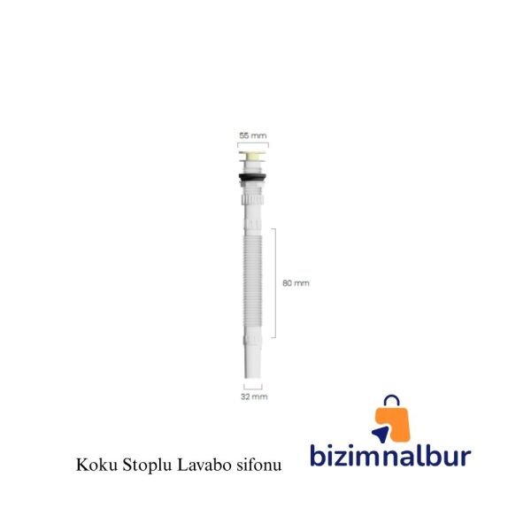 Pop-Up Lavabo sifonu Koku Stoplu