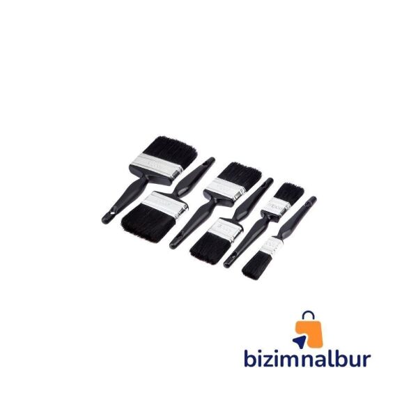 3 No Plastik Saplı Yağlı Boya Fırçası