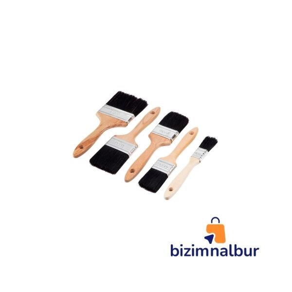 1 No Ahşap Saplı Lüks Yağlı Boya Fırçası