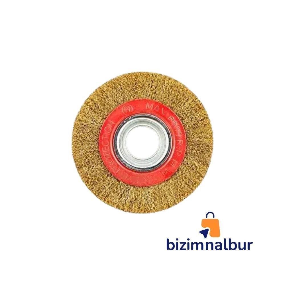 200 X 25 mm Saçaklı Daire Tel Fırça