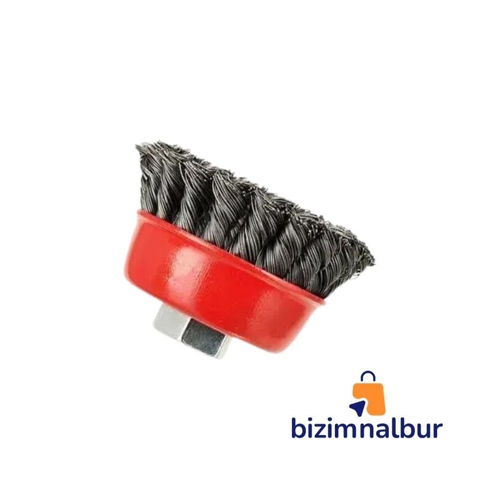 80 mm Burgulu Çanak Fırça