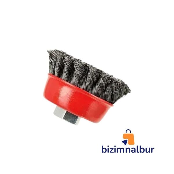 80 mm Burgulu Çanak Fırça